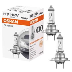 2x OSRAM H7 CLASSIC GLÜHLAMPE 12V 55W GLÜHBIRNE 64210 CLC AUTOLAMPE