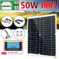 50W Solarmodul Solarpanel Kit 12V 100A Monokristallin Solarzelle Photovoltaik