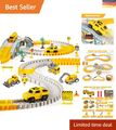 Kizplays 260pcs Autorennbahn Rennbahn 6 Cars Bagger Spielzeug ab Spielzeugaut...