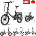 20 Zoll e Bike 14.5AH E-City Bike 250W 36V Klapprad Elektrofahrrad Fatbike Light