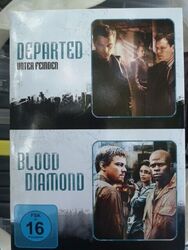 Departed & Blood Diamond - DVD - 2 Filme - (T4-01)