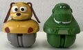 Disney Pixar Toy Story Zing Ems Rex & Slinky Hund Charakter Figuren - Mattel 2012