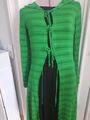 Wow Sommermantel Kaftan Strandkleid Stretch Grün Gr S-XL 36-42 Top Zustand!!!