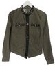 ONLY Jeansjacke Damen Gr. DE 38 khaki-schwarz Casual-Look