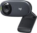 Logitech Webcam, HD 720p, 60° Sichtfeld, Fester Fokus, Belichtungskorrektur