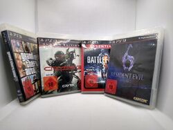 PSP 3 FSK 18 Konvolut 4 Spiele Crisis 3 Battlefield 3 Residentevil GTA V