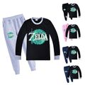 Kinder The Legend of Zelda Tears of the Kingdom T-Shirt Top+Pants Pyjamas Sets