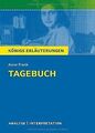 Tagebuch von Anne Frank. Textanalyse und Interpreta... | Buch | Zustand sehr gut