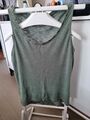 ESPRIT Damen Top  grün  Gr. L, 95% Baumwolle+5 Elasth