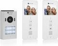 Smartwares DIC-22122 Video-Türsprechanlage 2-Draht Komplett-Set 2 Familienhaus