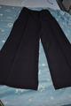 Damen lange weite Hose Marlenenstil Gr. 42 dunkellila