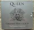 Queen - Greatest Hits I II & III - 3 CDs - Platin-Sammlung - Schuber