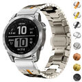 Für Garmin Fenix 7 7X 6 6X Epix Pro 5 5X Plus Quickfit Edelstahl Metall Armband