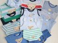 13 tlg Baby Erstausstattung Junge 62,68,74 Steiff Kleidung Paket Sachen