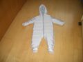 Baby Schneeanzug Gr. 80 silber NEU