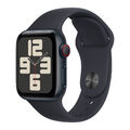 Apple Watch SE (2. Gen) GPS + Cellular Smartwatch - 40mm Midnight Gratis Versand