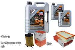 MAHLE Inspektionspaket 7L Liqui Moly 5W-30 Top Tec 4200 für VW Transporter VI