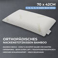 MaxxGoods Orthopädisches Nackenstützkissen Bamboo