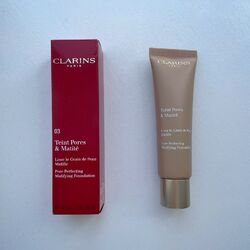 Clarins Pore Perfecting Mattifying Flawless Foundation 03 ‘Nude Honey’ New £34