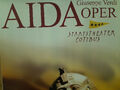 AIDA Giuseppe Verdi 2011 Original Theater Plakat Staatstheater Cottbus neuwertig