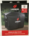 LANDMANN Wetterschutzhaube Wetterfeste Grill Abdeckhaube Premium 60x145x120 cm