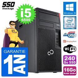 PC tour Fujitsu Esprimo P557 MT Intel i5-6500 RAM 16Go SSD 240Go Windows 10 Wifi