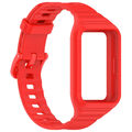 Smart Watch Band with Case Quick Release Silicone Band for Samsung Galaxy Fit 3 