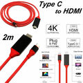 4K HD USB C Type-C Auf HDMI Kabel Adapter Konverter für PC Laptop MacBook TV DE