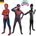 Karneval Spiderman Kostüm Kinder Marvel Spider-man Overall Jumpsuit Spielanzug #