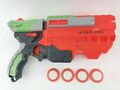 Nerf Gun Disc Blaster Vortex Vigilon Pumpgun - geprüft mit Discs