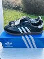 adidas Sneaker Sportschuh SAMBA schwarz/weiss Leder Gr. 41