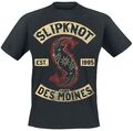 Slipknot Iowa Des Moines Männer T-Shirt schwarz  Männer Band-Merch, Bands