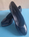 Anna Field Ballerina Pumps Keilschuh mit 4 cm Absatz Gr. 39 schwarz glänzend