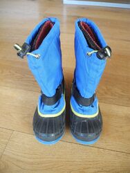 KAMIK GORE TEX Winterstiefel wasserdicht 33 34 blau grün Jungen Schneeschuhe