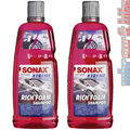 2x 1L Sonax Xtreme RichFoam Schaum-Shampoo Reinigungsschaum Schmutzlöser