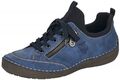 Rieker Damen Sneaker Halbschuh Blau 52573-14