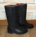 Panama Jack Damen Winter Stiefel Fell gefüttert Schwarz Halbschaft Gr.40