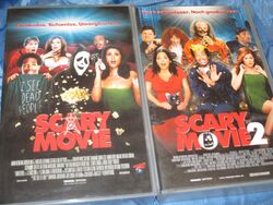 Kult Horror - Parodie Filme , SCARY MOVIE  1 + 2   ,  VHS / Video  Kassette 