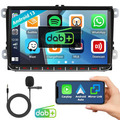 2+64G Android 13 Carplay GPS Navi Autoradio Mit DAB+ Für VW Seat GOLF Passat B6