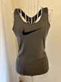 Nike Sport  Top Damen, Gr. S, Grau , Top Zustand