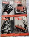 4 Numéros Das Auto Motor und sport 1958 test Mercedes Volvo ect ect Parfait état