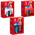 Nintendo Switch  OLED  AUSWAHL: Konsole Weiß, Neonrot / Neonblau, Rot  Gebraucht