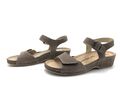 ROHDE Damen Sandalen Gr. 38 Sandaletten Riemchensandalen Komfortschuhe Braun