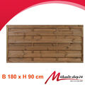 Gartenzaun Sichtschutz Zaun Palisade Lamellenzaun holz 180 x 90 cm  zaunelement