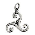 Celtic Triskel Schmuck Anhänger 925 Silber