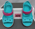 Crocs hellblaue Schuhe Größe UK Kinder 8 [Box 409]