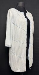 100% Kaschmir Long Strickjacke Gr 40 Cardigan Pullover 7011