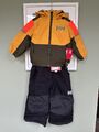 Helly Hansen Rider 2.0 Skijacke Trägerhose Salopette Set 92 / 2 Mustard Utility Green