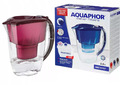 AQUAPHOR Wasserfilter Kanne Amethyst 1x MAXFOR Filterkartuschen Rot NEU R2245