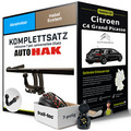 Anhängerkupplung abnehmbar für CITROEN C4 Grand Picasso +E-Satz Set NEU